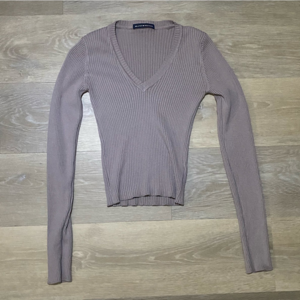 Brandy Melville Ribbed Long Sleeve